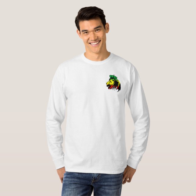 Rasta Lion of Judah T-Shirt (Front Full)