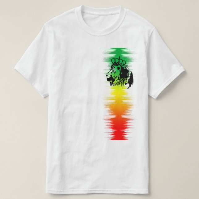 Rasta - Lion of Judah T-Shirt (Design Front)