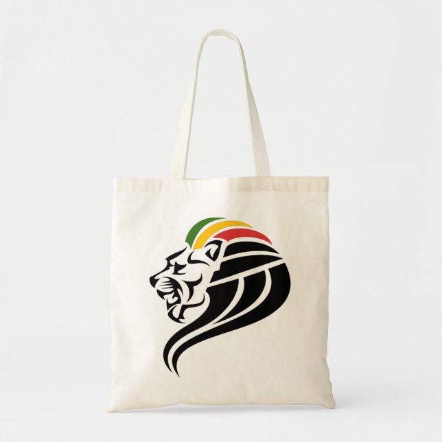 Rasta Lion of Judah Tote Bag (Front)