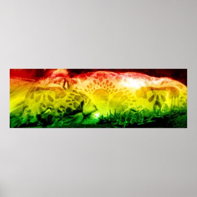 Rasta Lion Poster (Front)