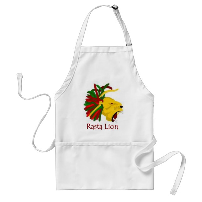 Rasta Lion Standard Apron (Front)