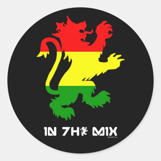 Rasta Lion Stickers (Front)