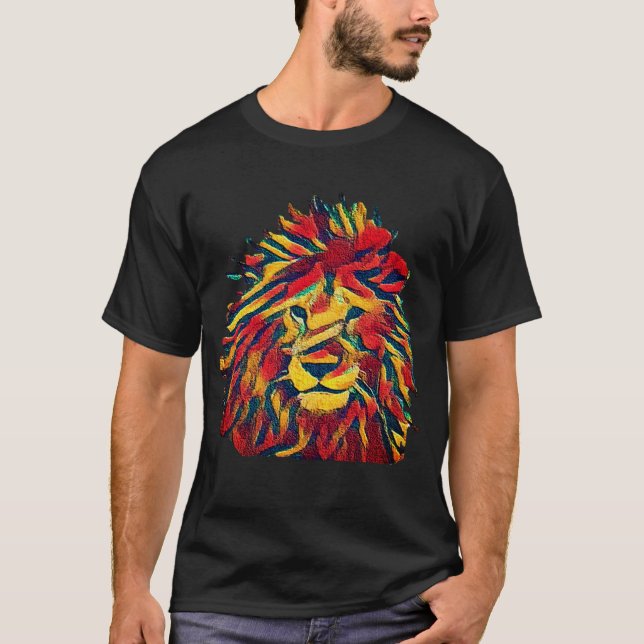 Rasta lion T-Shirt (Front)