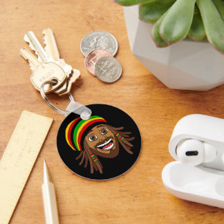 Rasta Man One Love Key Ring