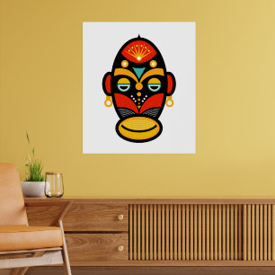 Rasta Mask Poster