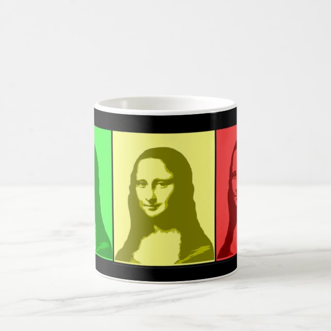 rasta mona lisa mug (Center)