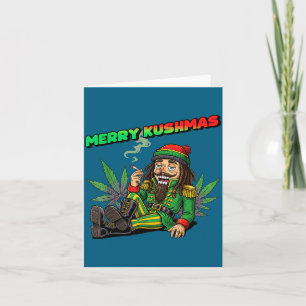 Rasta Nutcracker Merry Kushma's Christmas Card