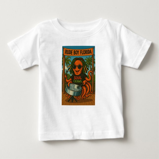 Rasta Octopus T-Shirt (Front)