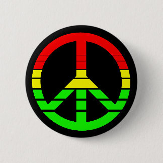 Rasta Peace Button