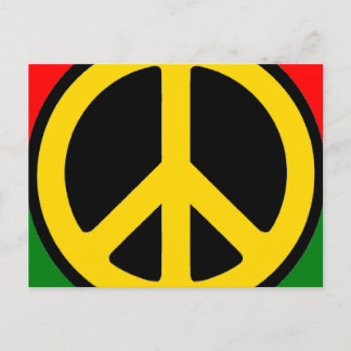 Rasta Peace Postcard