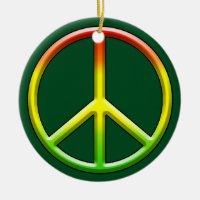 Rasta Peace Symbol Christmas!
