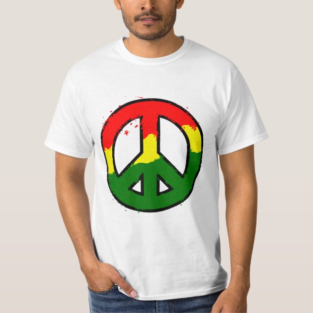 Rasta Peace T-Shirt (Front)