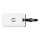 Rasta Pineapple Luggage Tag