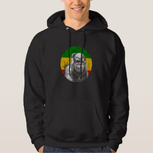 Rasta Reggae Gorilla Rastafarian Monkey Jamaica Hi Hoodie