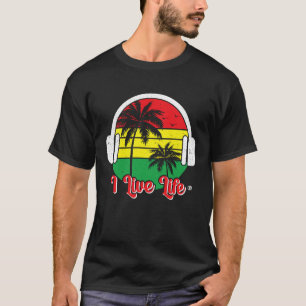 Rasta Reggae Jamaica Sunset Jamaican Vacation I Li T-Shirt