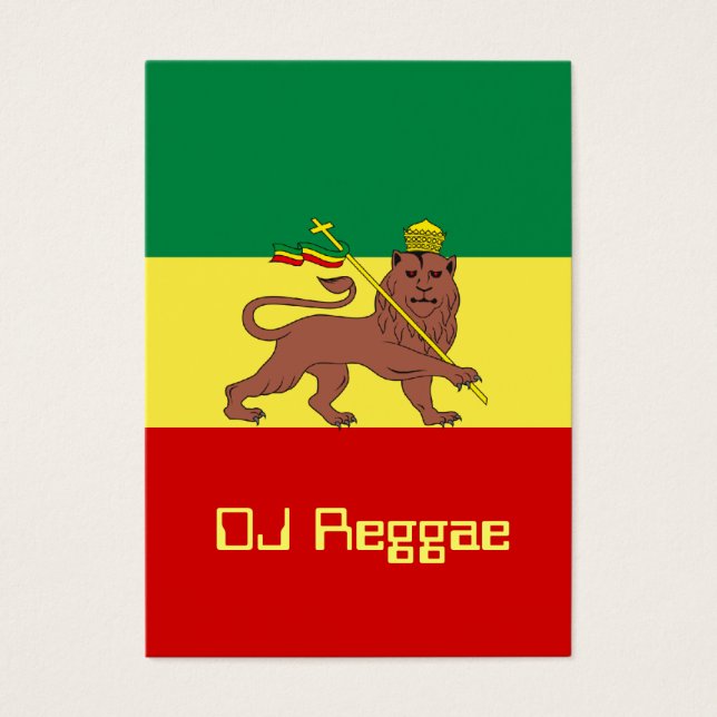 Rasta Reggae Lion of Judah (Front)