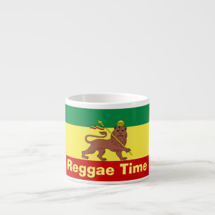 Rasta Reggae Lion of Judah Espresso Cup