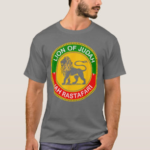 Rasta Reggae Lion Of Judah Headphones Jamaican Reg T-Shirt