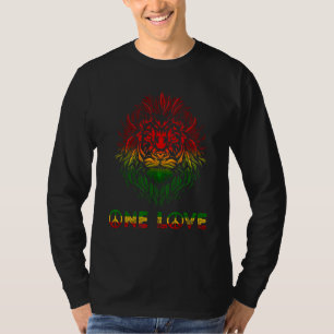Rasta Reggae Lion Of Judah Jamaica Rastafari Roots T-Shirt