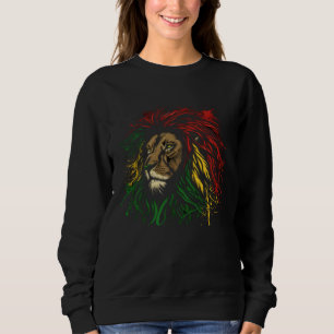 Rasta Reggae Lion Of Judah Jamaica Roots Rastafari Sweatshirt