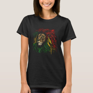 Rasta Reggae Lion Of Judah Jamaica Roots Rastafari T-Shirt