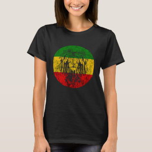 Rasta Reggae Lion Of Judah Jamaican Roots Rastafar T-Shirt