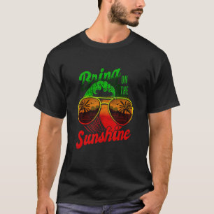 Rasta Reggae Rastafari Roots Rastafarian Jamaica V T-Shirt