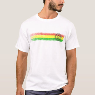 Rasta Reggae Star and Cross T-Shirt