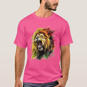 Rasta Roots Sunset Rasta Reggae Lion Rastafarian P T-Shirt
