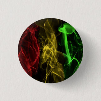 rasta smoke 3 cm round badge
