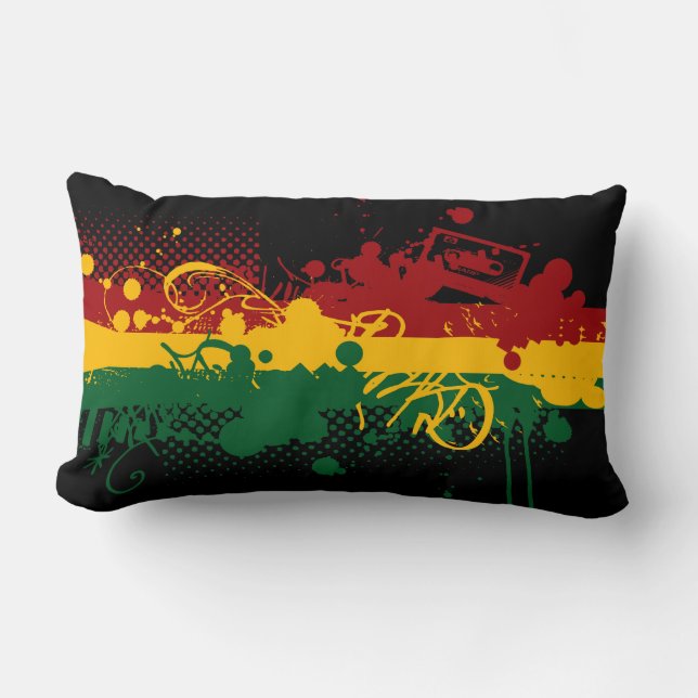 Rasta Soul Lumbar Cushion (Front)
