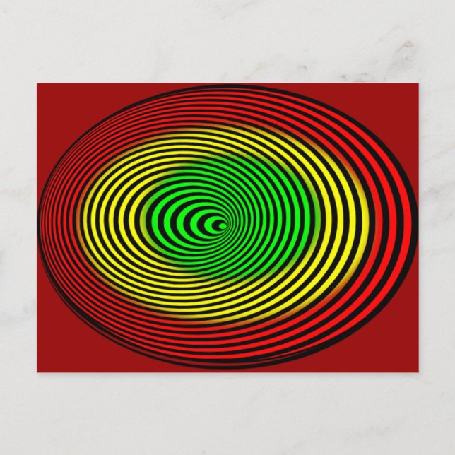 rasta-spiral-hi postcard (Front)