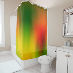 Rasta Splash of Colour Shower Curtain
