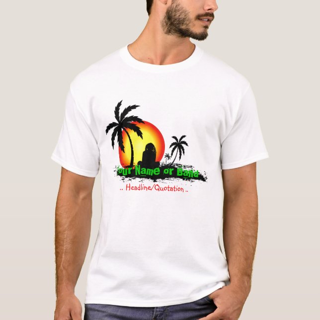 Rasta sunset T-Shirt (Front)