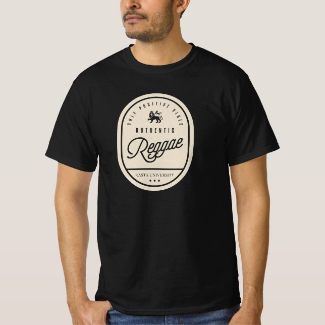Rasta University Authentic Reggae T-Shirt (Front)