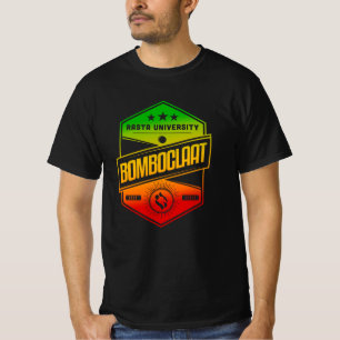 Rasta University Bomboclaat Rasta Colours Reggae T-Shirt