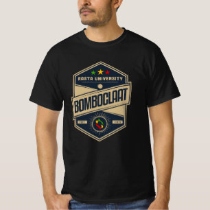 Rasta University Bomboclaat Rasta Colours Reggae T-Shirt