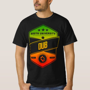 Rasta University Dub Good Vibes Rastsa Reggae  T-Shirt
