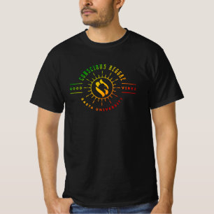 Rasta University Good Vibez Conscious Reggae Rasta T-Shirt