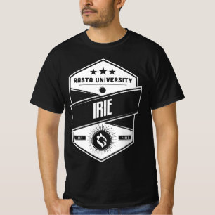 Rasta University Irie Good Vibes Reggae  T-Shirt