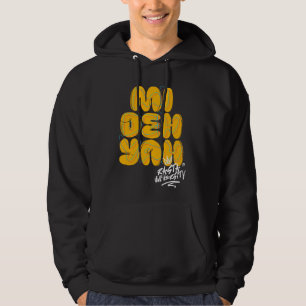 Rasta University Mi Deh Yah Graffiti Style Reggae Hoodie