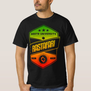 Rasta University Rastafari Good Vibes Rasta Reggae T-Shirt