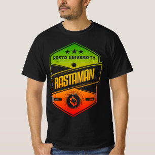 Rasta University Rastaman Good Vibes Rasta Reggae T-Shirt
