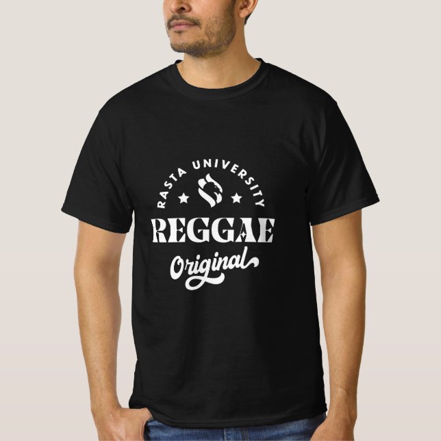 Rasta University Reggae Original Reggae T-Shirt (Front)
