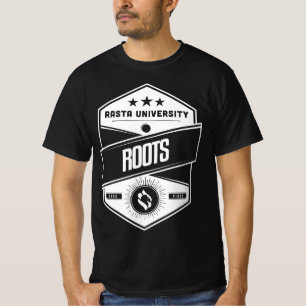 Rasta University Roots Good Vibes Reggae  T-Shirt