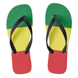 Rastafara Power - Rasta - Reggae Flip Flops