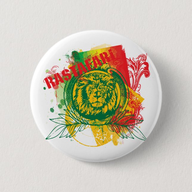 Rastafari Button (Front)
