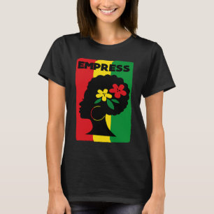 Rastafari Empress Jamaica Souvenir Rasta Roots Reg T-Shirt