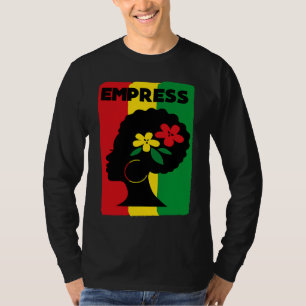 Rastafari Empress Jamaica Souvenir Rasta Roots Reg T-Shirt