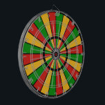 RASTAFARI FLAG BUTTON RAYS   your sign or monogram Dartboard<br><div class="desc">RASTAFARI FLAG RAYS BUTTON by EDDA Fröhlich / EDDArt | For Rastas & Reggae Lovers | You miss other products with this design? !'ll do it for you. Feel free to contact me: contact@eddart.de or have a look here: www.zazzle.com/eddartshop*</div>